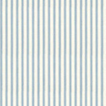 Ticking Stripe 1 Sky Fabric by the Metre